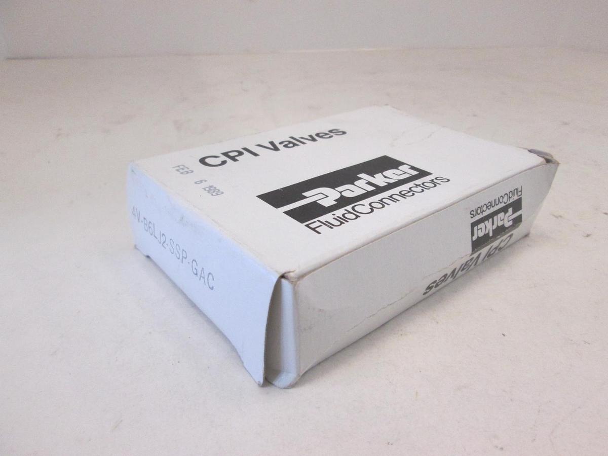 Parker, 4V-B6LJ2-SSP-GAC, 2 Way Ball Valve, New