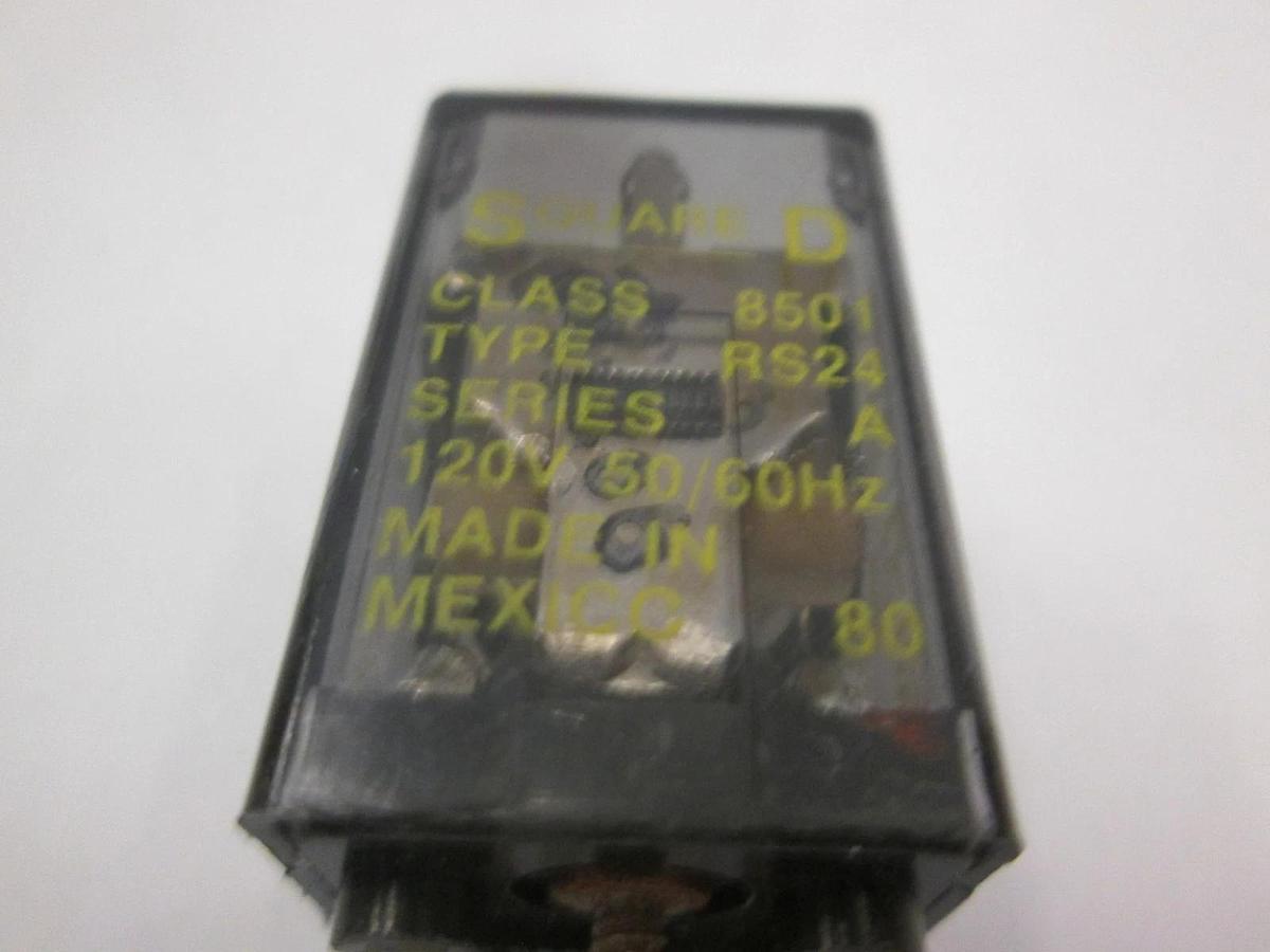 Used Square D, Class 8501, 120V Relay, Used