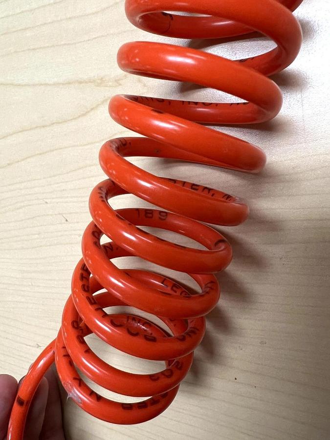 Used Legris. Flexible hose, .-U 1/4" O.D. 203 189