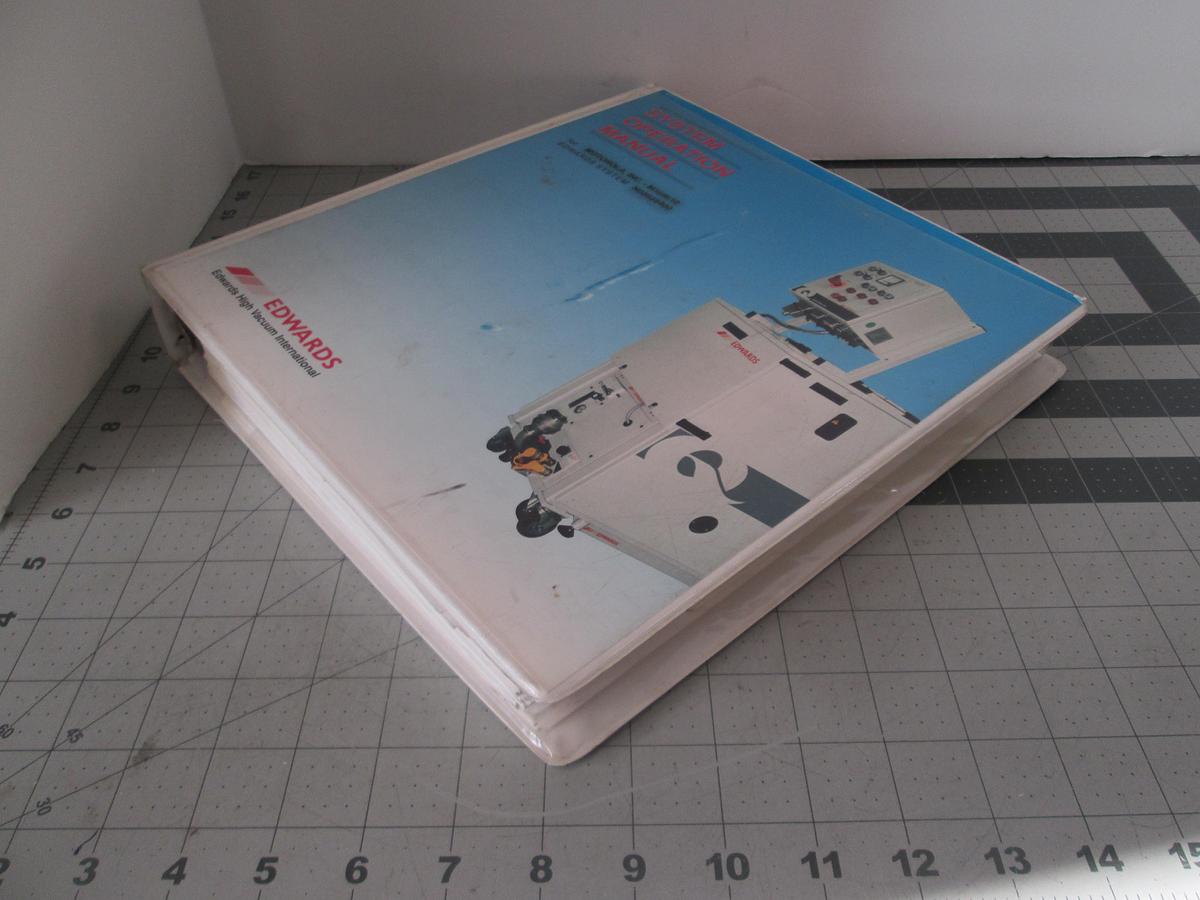 Used Edwards, Vacuum Pump System Installation and Operation Manual, QMB500/QDP80, Used