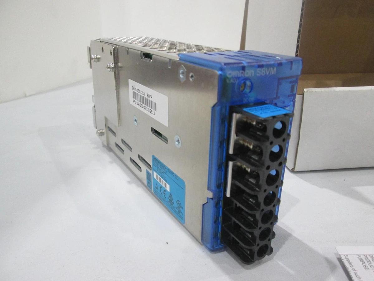 Used Omron, S8VM-15012CD, Power Supply, 120-240 VAC, 12 VDC, 12.5A, New