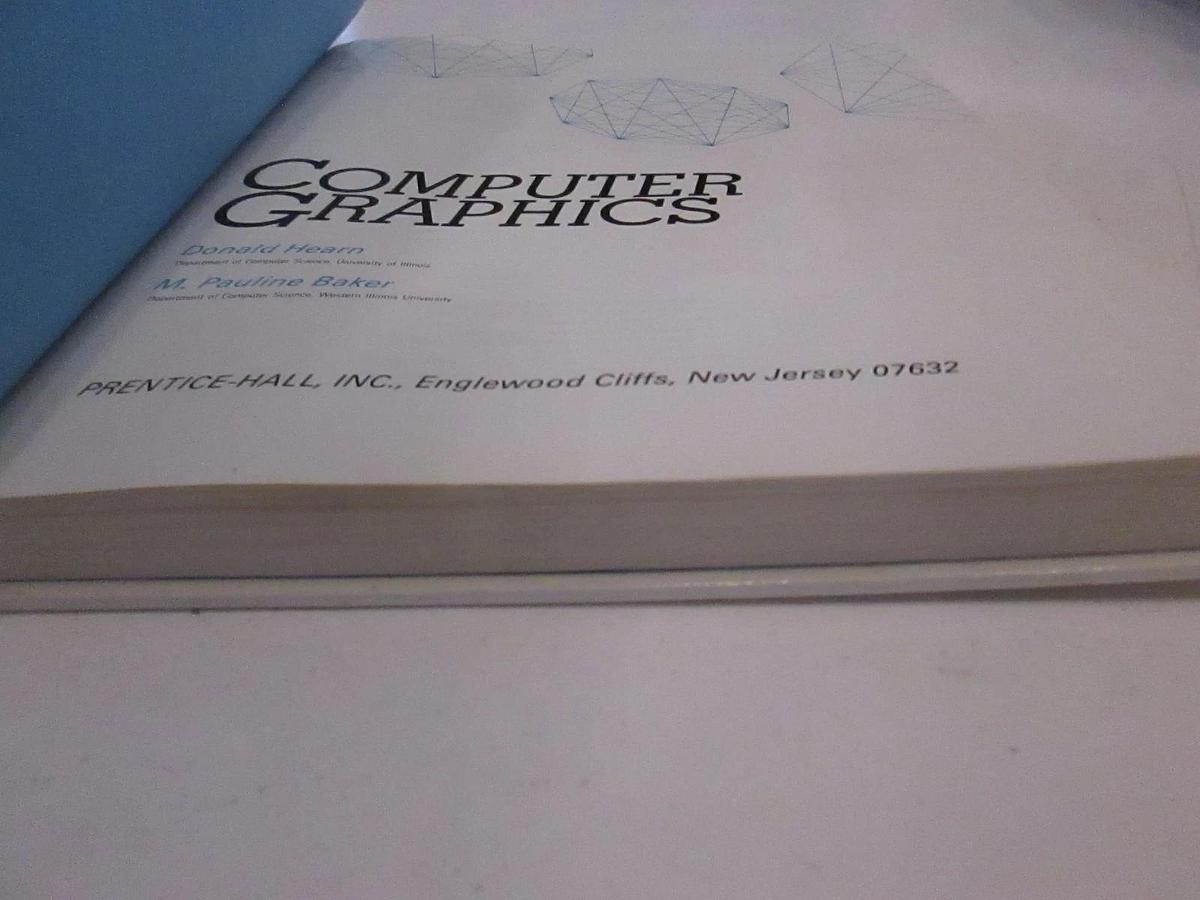 Used Computer Graphics, Donald Hearn, 07632, Used