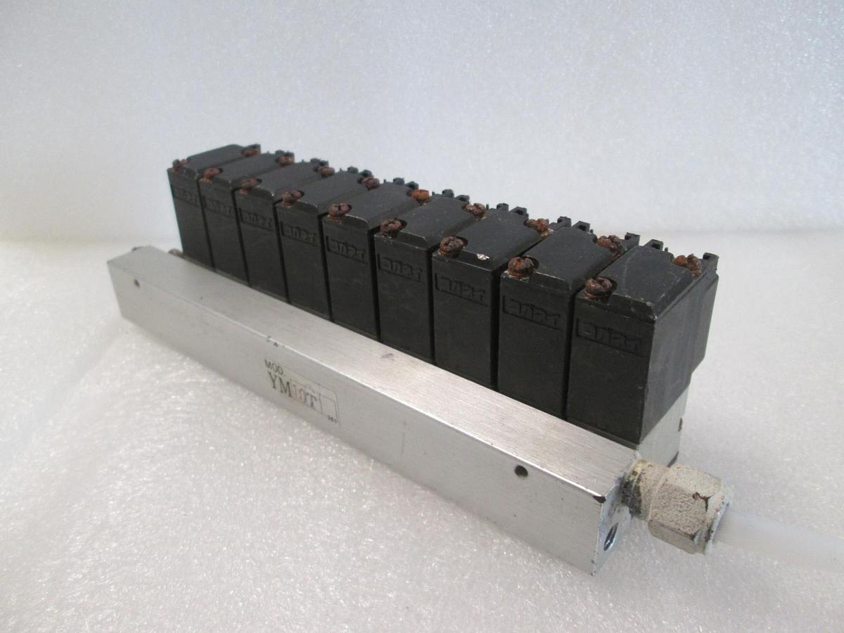 Used Koganei, 030E1, Solenoid Valve Block Assy, 9 Valve, Used