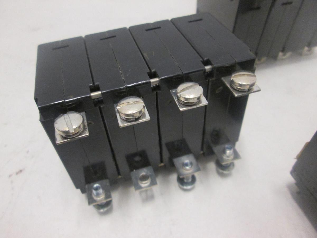 Used Carling Switch, AA4-B0-24-615-381-C, CIRCUIT BREAKER 4P, 15AMP, Used, Lot of 3