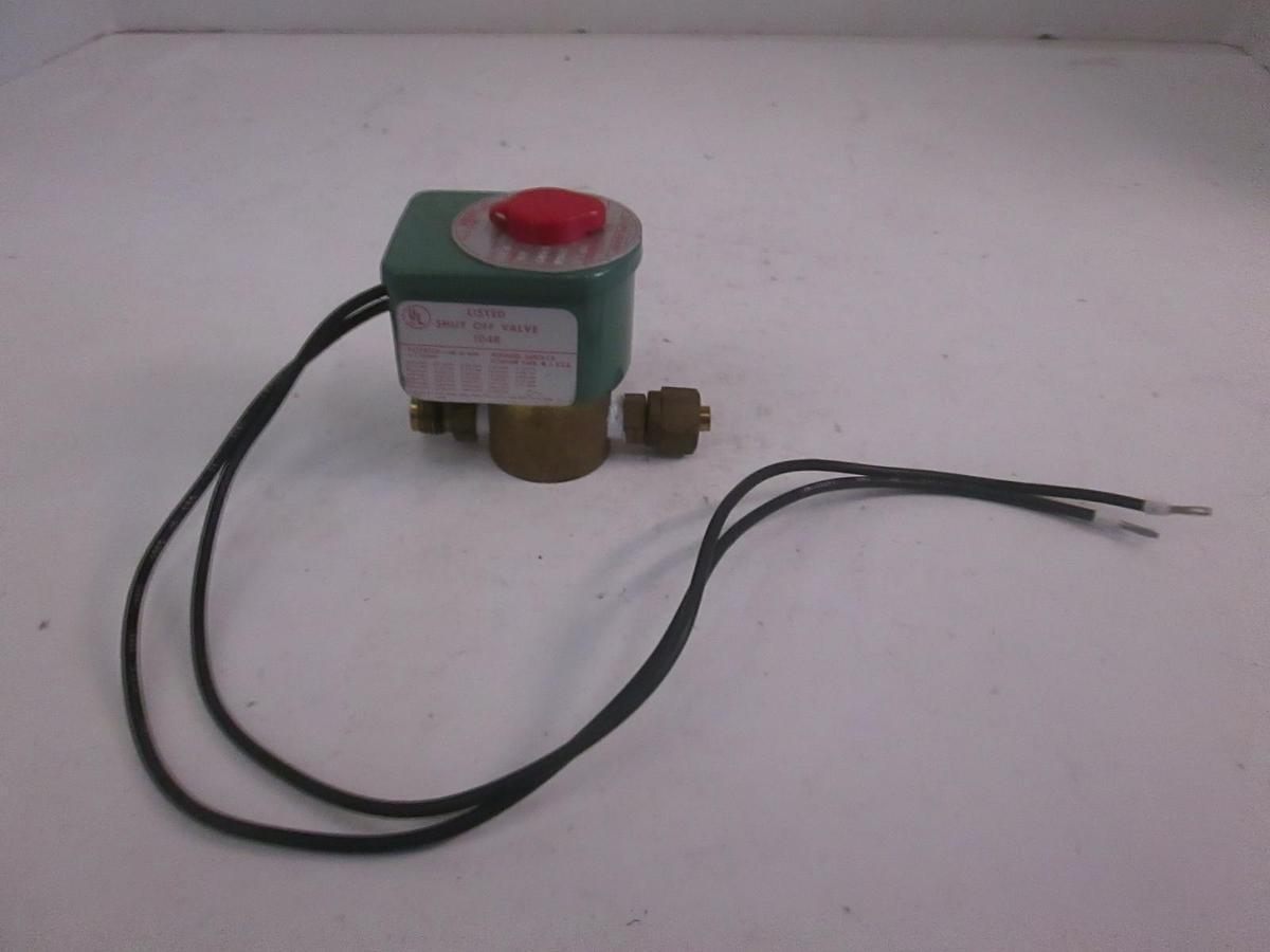 Used Asco 8262C2 Red Hat Solenoid Valve, 1/8", 24V, Used