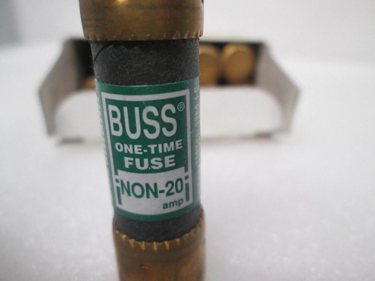 Buss, Non-20, One Time Fuse, New, Lot of 10