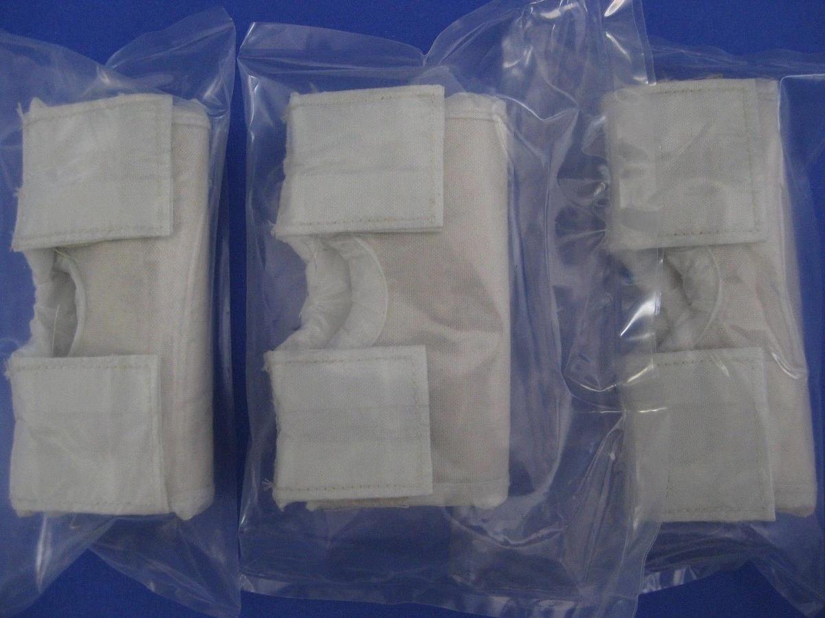 Used TEL 1110-317604-11 (Qty 2) & 1110-319219-11 Insulator Heater Jacket -Lot of 3