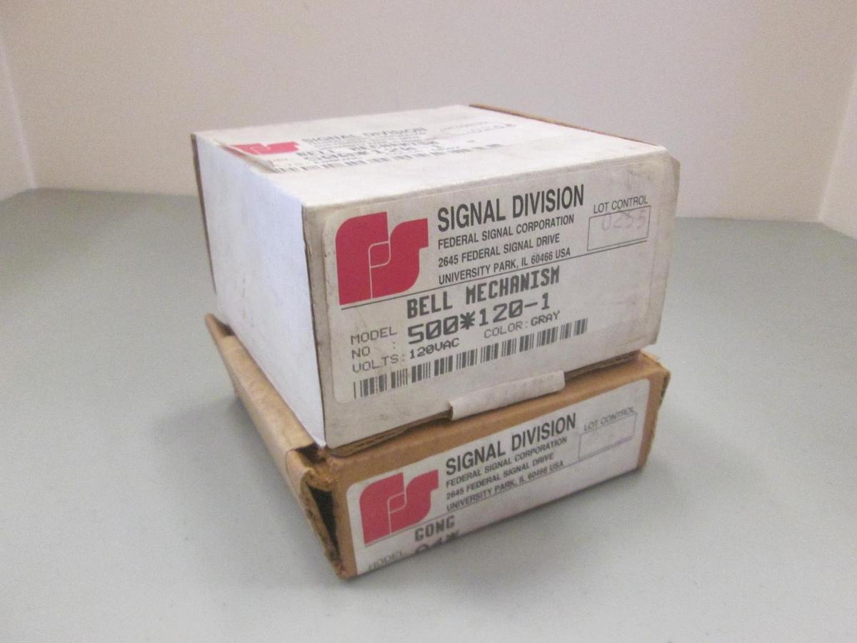 Used Signal Division, Bell Mechanism w/ Gong, 500 120-1, A4, New