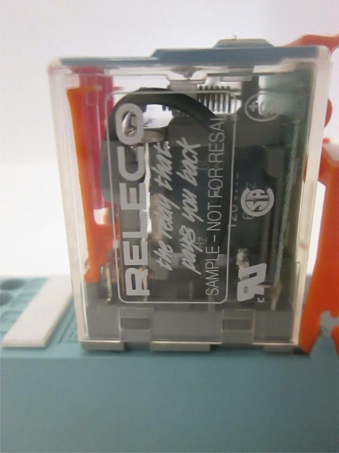Used Releco, QR-C Relay w/ Socket and Unknown Relay, Used, Lot of 2