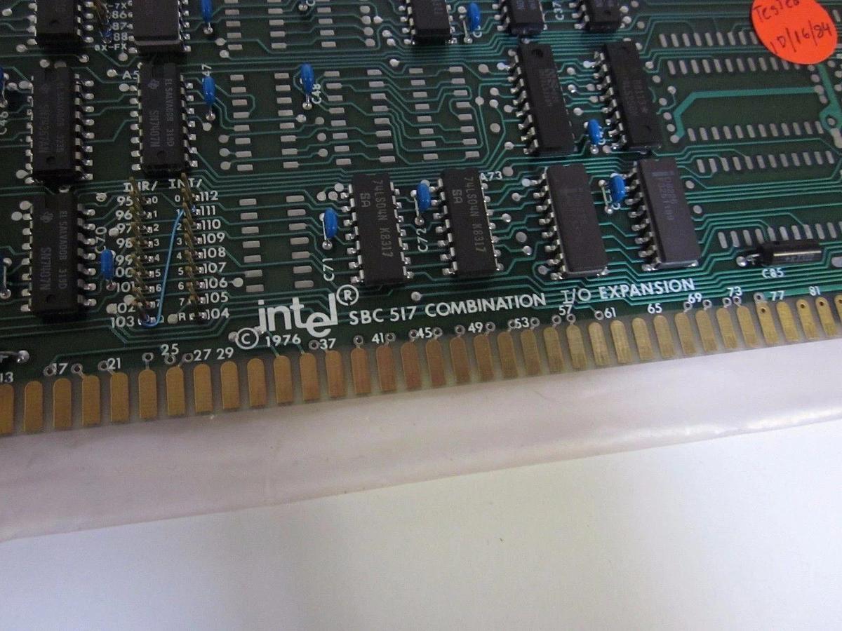 Used Intel SBC 517 Combination I/O Expansion PCB, PWA-1001052-02
