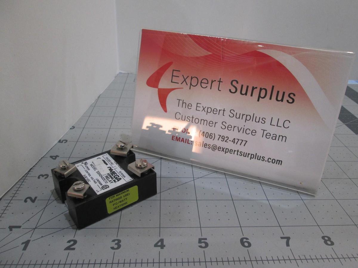 Used Omega, Model SSR240DC10, Solid State Relay, Used