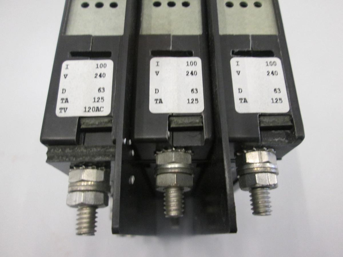 Used Airpax, LR26229-209-3, Circuit Breaker, 3 Pole, 100A, Used