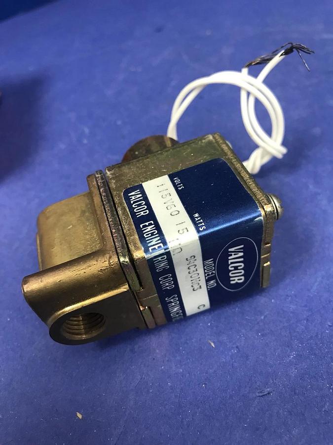 Used Valcor Engineering 94C30HC3 Solenoid Valve, 300 psi ,New
