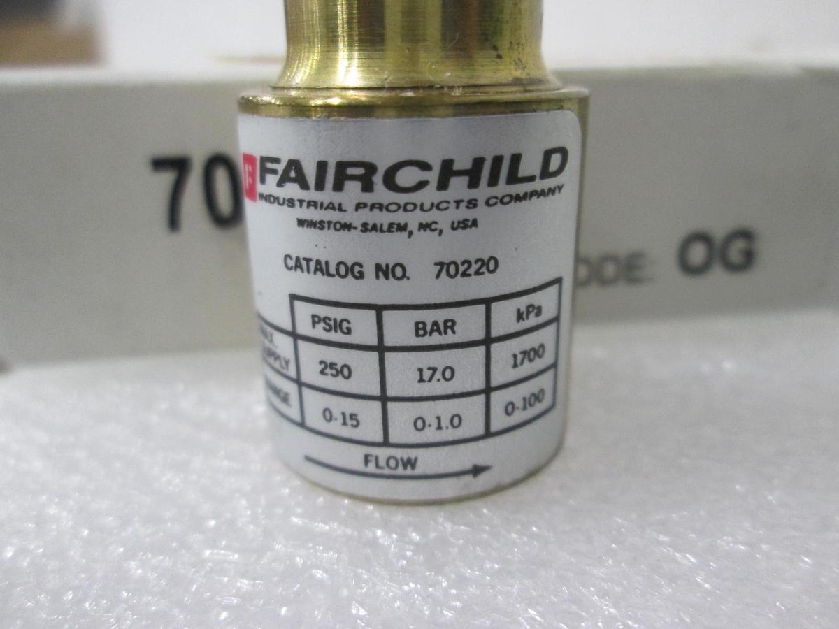 Used Fairchild, 70220, Mini Pneumatic Regulator, New