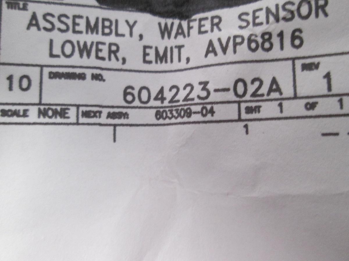SVG, 604222-01A, 604223-02, AVP-16 Wafer Sensor Upper Receiver Pair