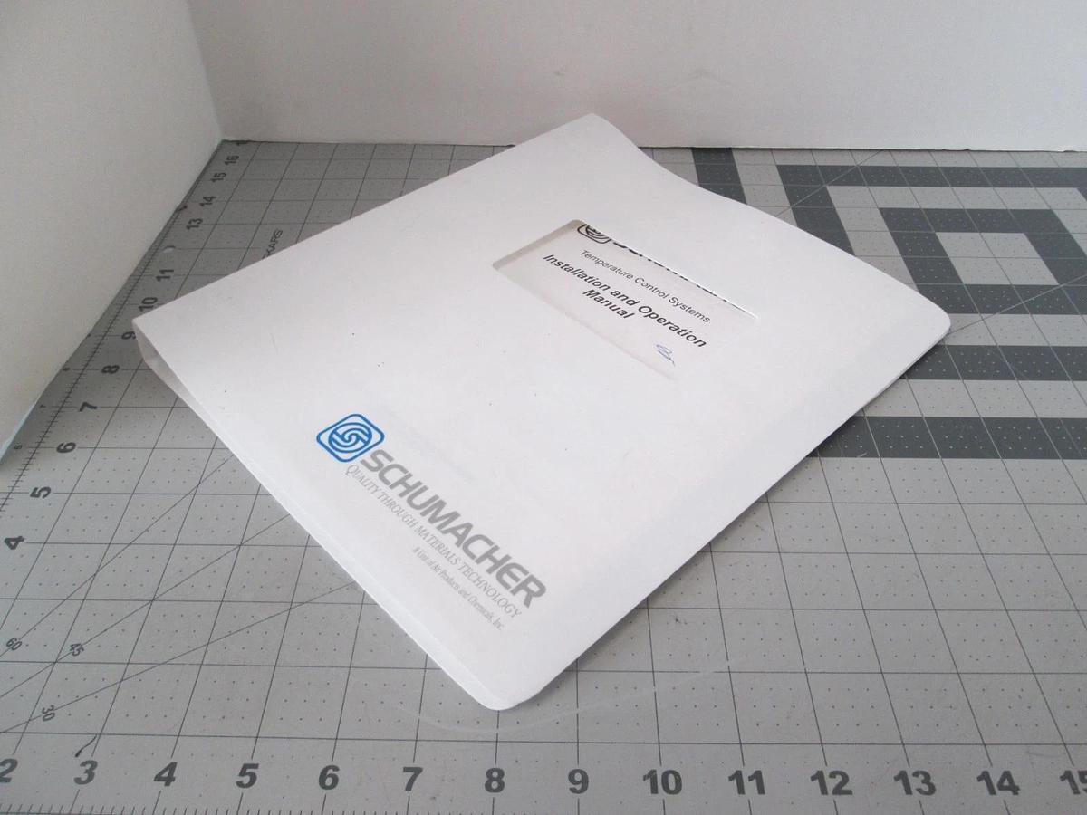Used Schumacher, 9901-0036E, Chemical System Installation and Operation Manual, Used