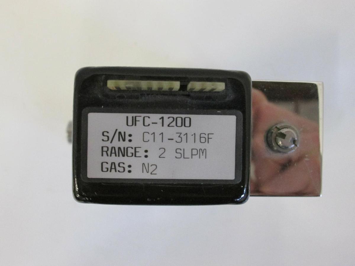 Used Unit UFC-1200 Mass Flow Controller MFC, N2, 2 SLPM, 1/4" Male