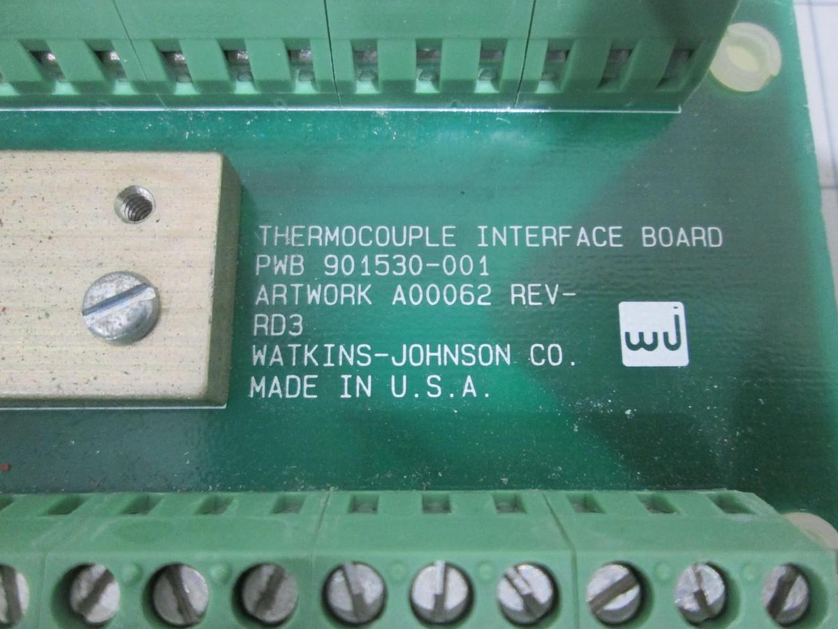 Used Watkins Johnson, 901530-001,Thermocouple Interface Board, Used