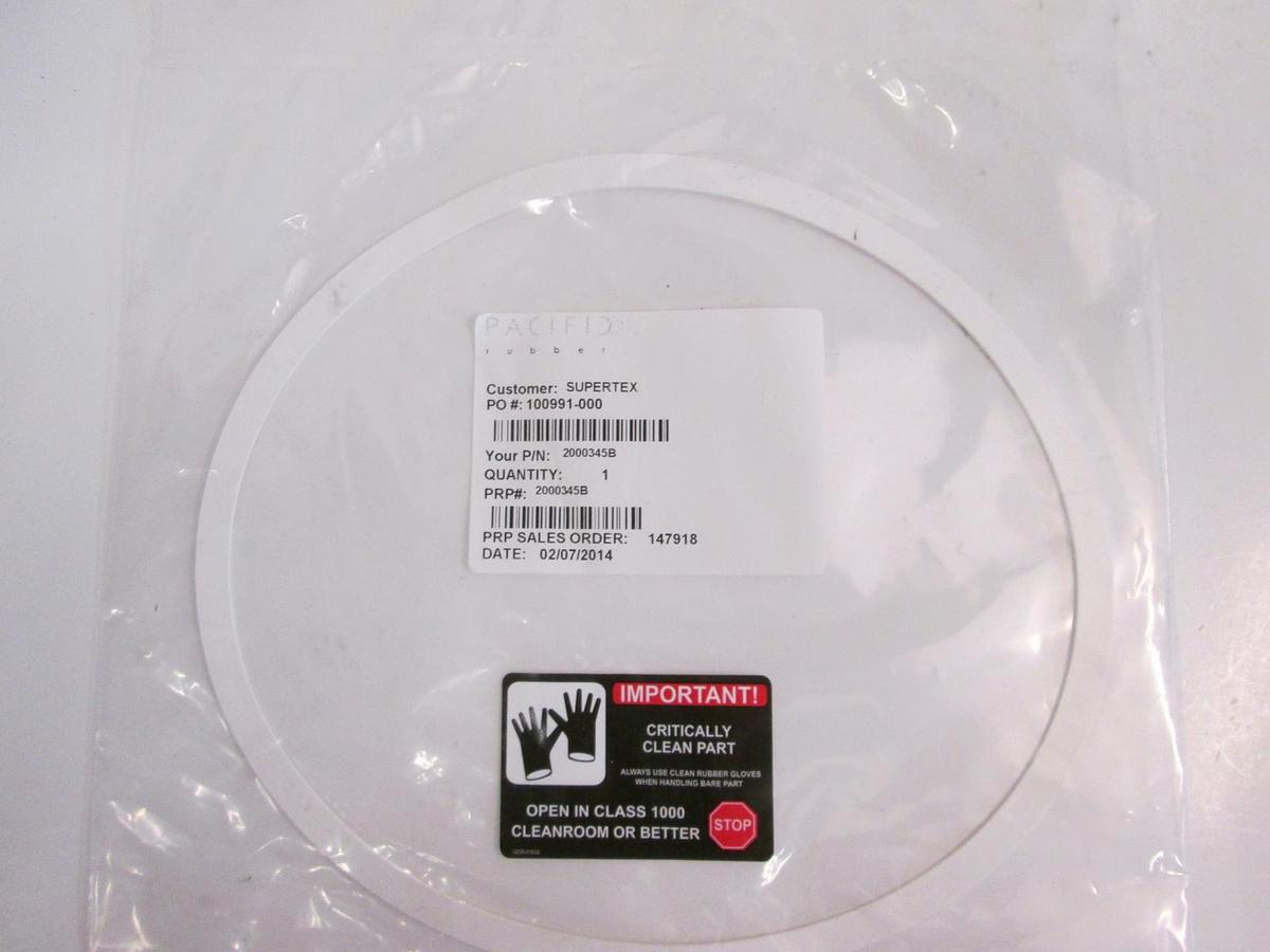 Used Pacific Rubber, 2000345B Silicone White, O-Ring Lot of 20