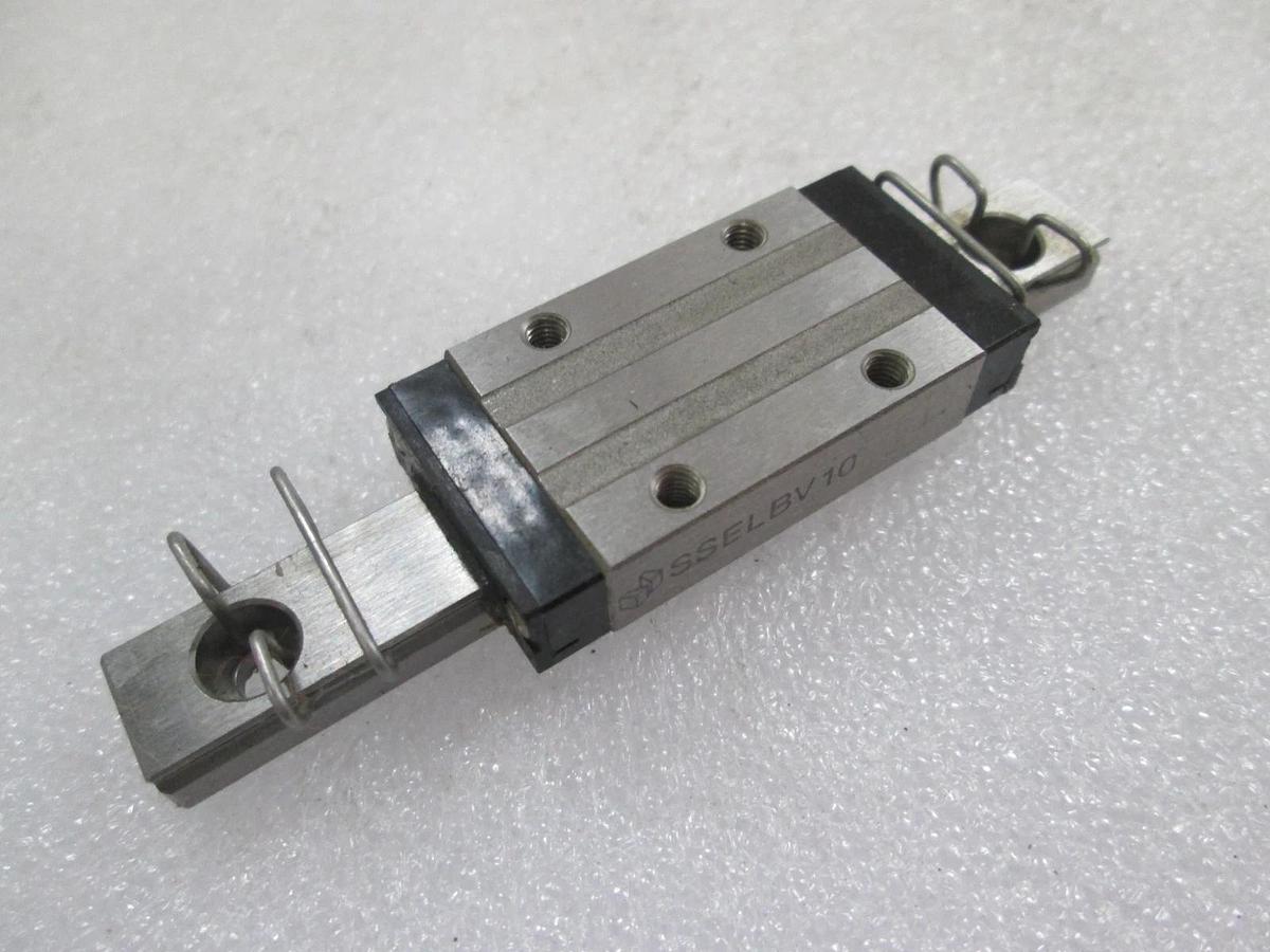 Misumi, SSELBV10, Linear Bearing Block w/ Slide Rail, New