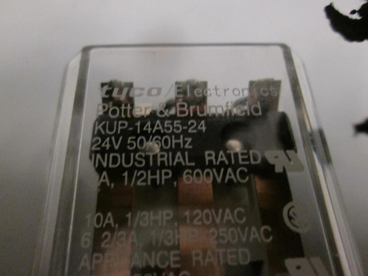 Used Potter & Brumfield, KUP-14A55-24, 24V Relay, Used
