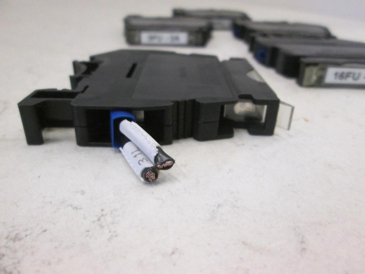 Used Phoenix Contact, Type USIG, Terminal Fuse Block, 2A, Used, Lot of 5