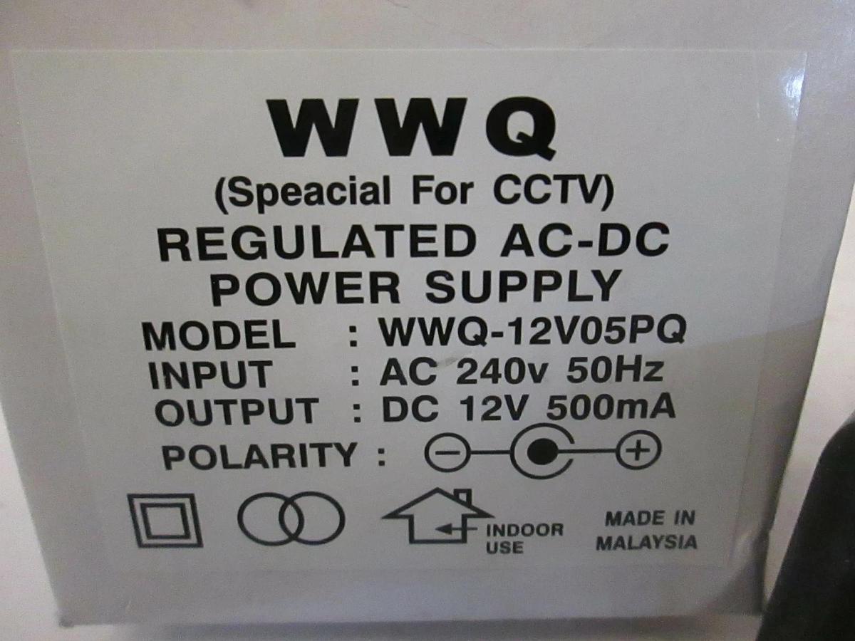 Used WWQ Regulated AC-DC Power Supply, WWQ-12V05PQ, NIB