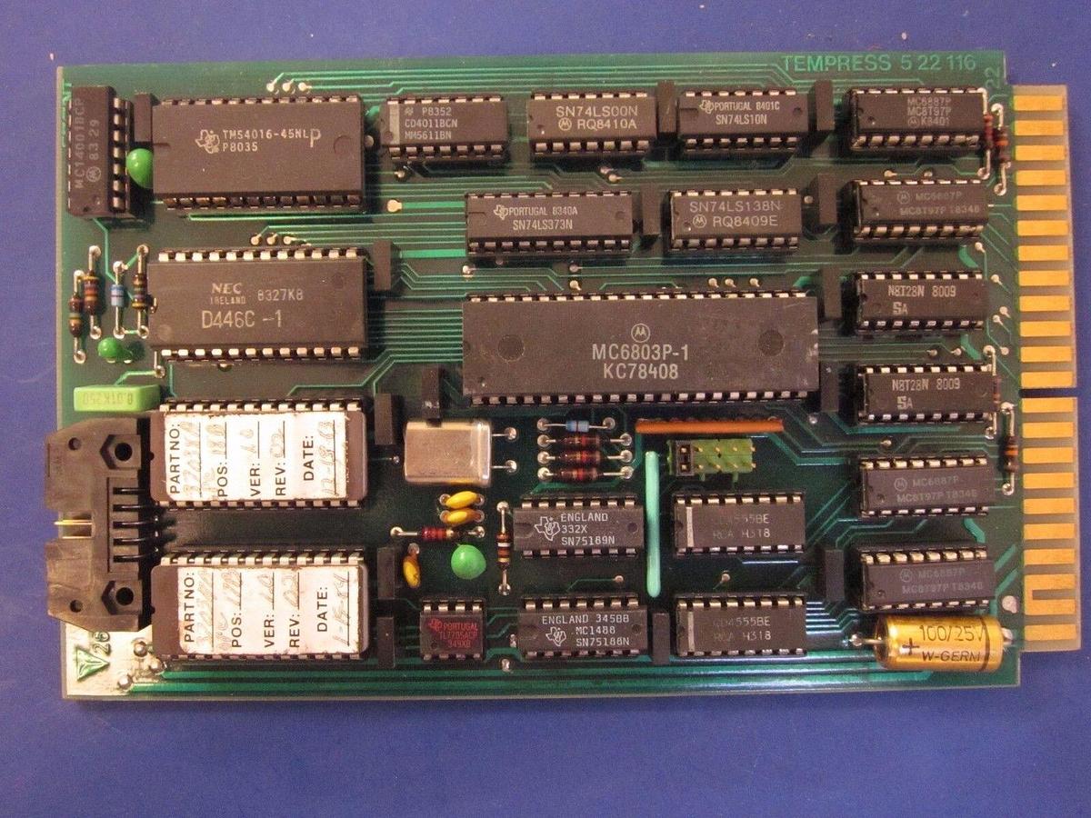 Used Tempress 5 22 116 PCB, DPT DTC series control board, diffusion furnace