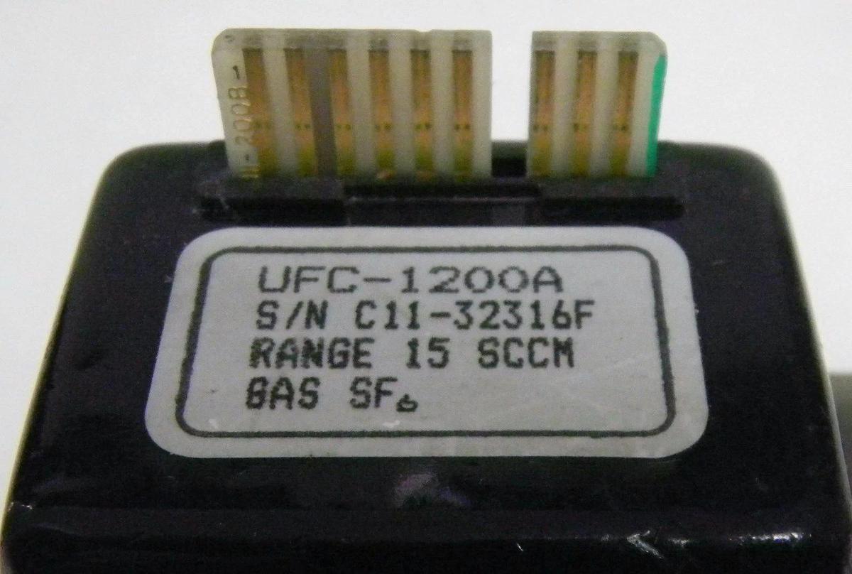 Used Unit UFC-1200A Mass Flow Controller, Gas- SF6, Range- 15 SCCM, Used