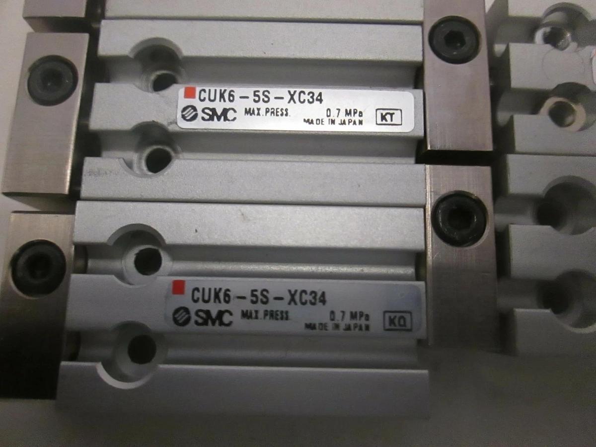 Used SMC, Slide Table, CUK6-5S-XC34, Used, Lot of 5