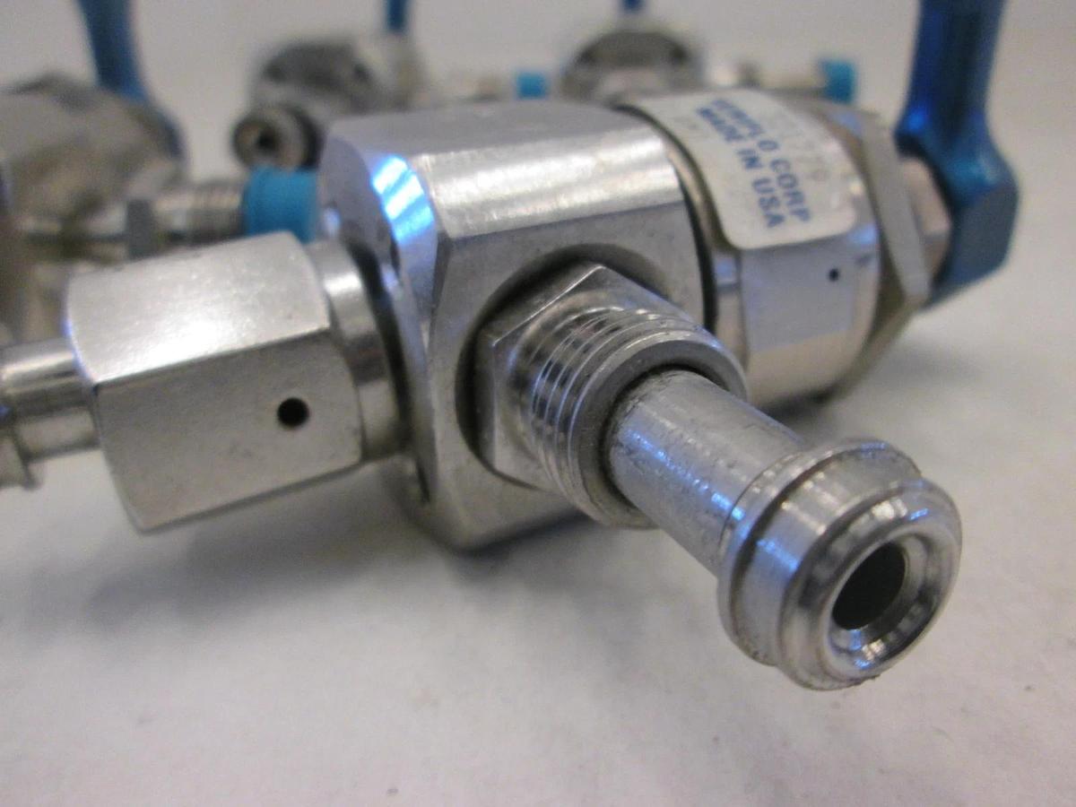 Used Veriflo, Manual Diaphragm Valve, 944LSPM-4303, Used, Lot of 4