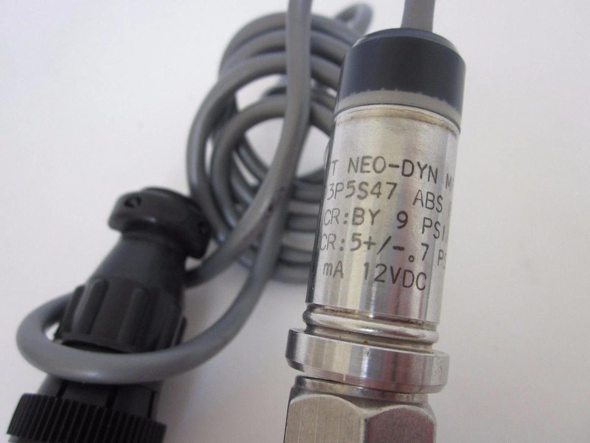 Used Semi Gas ITT Neo-Dyn 98087 193 P5S47 ABS Pressure Switch, 400 psi, 1/4" FVCO