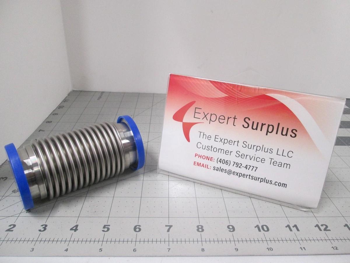 Pfeiffer Vacuum, PF 130 240-X, Flex Hose, Approx 4.45" 113mm, KF40, New
