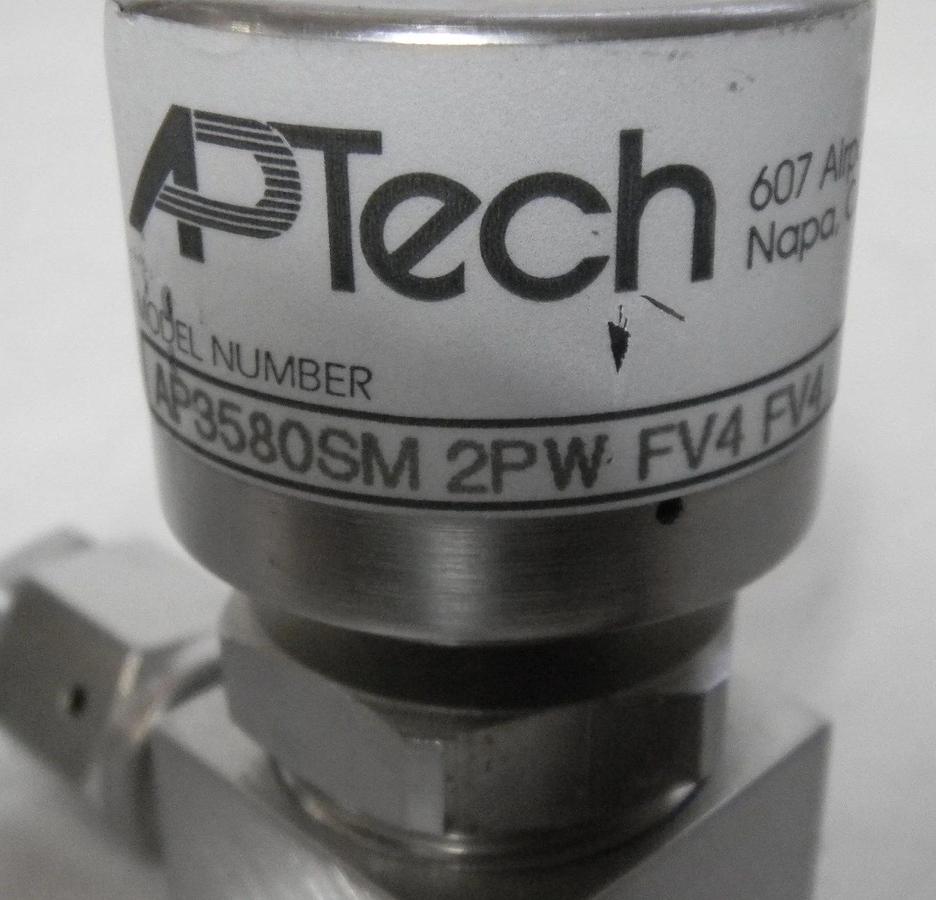 Used Aptech AP3580SM 2PW FV4 FV4 Valve, N/O, 1/4" FVCR, Used
