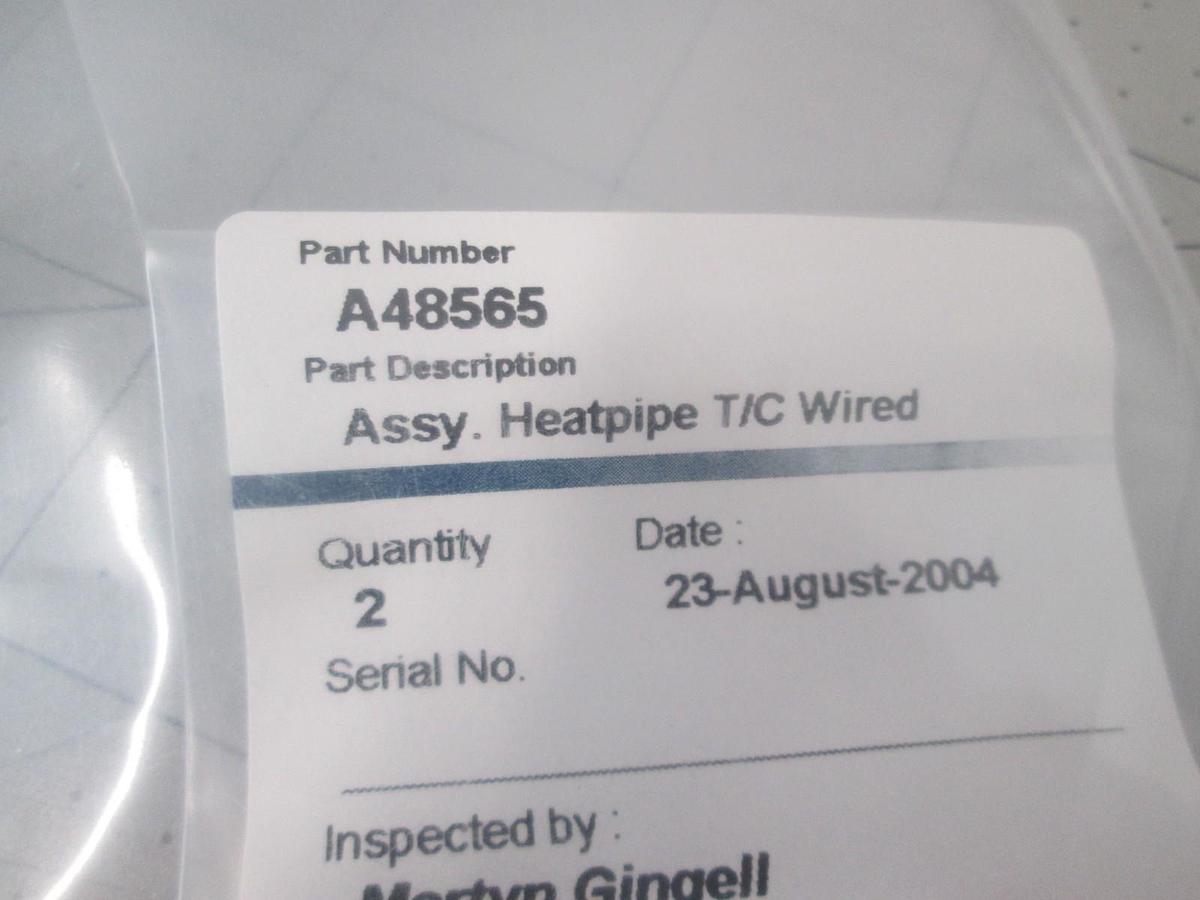 Trikon Technologies, A48565, Thermocouple TC K Type Wire Assy, New, Lot of 2