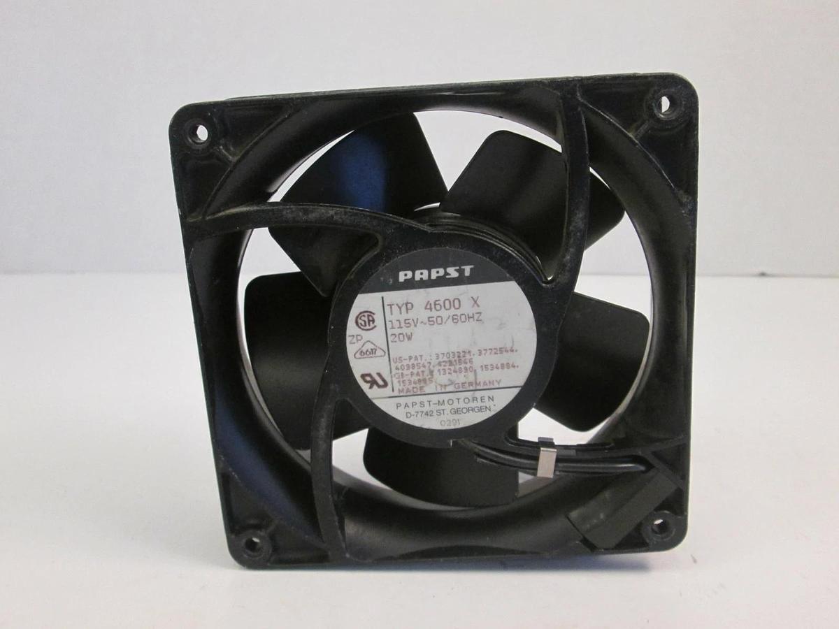 Used Papst, TYP 4600X Metal Fan, 115V, 50.60Hz, 20W, Used