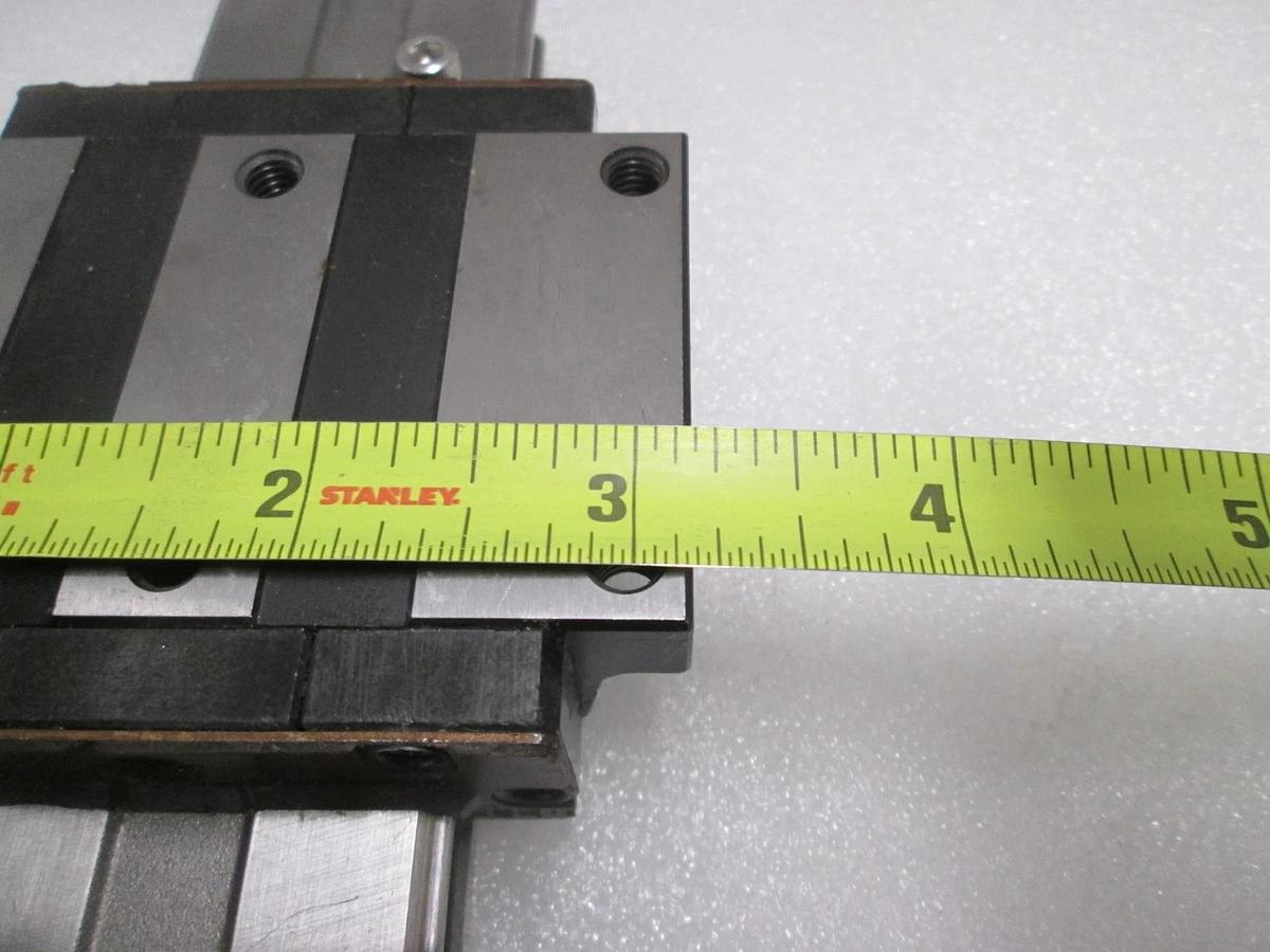 Used THK, HRW27, Linear Bearing Guide Block w/ Guide Rail, Used