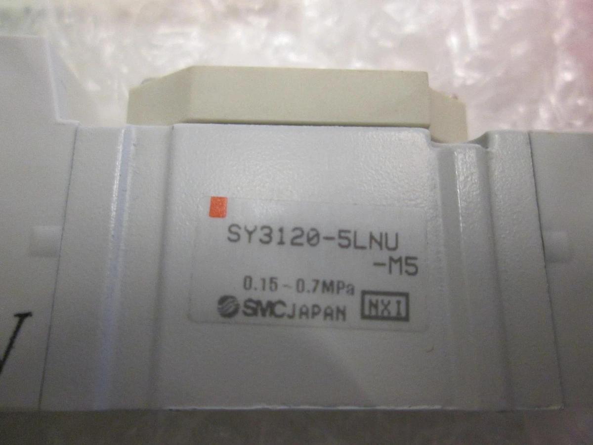 SMC, Solenoid Valve, SY3120-5LNU-M5, .15-.7 MPa, New