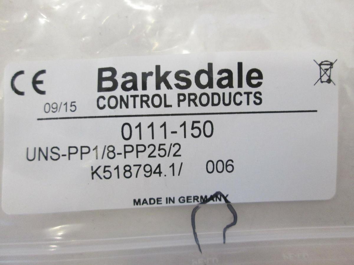 Used Barksdale Control Products, Float Switch, 0111-150, New