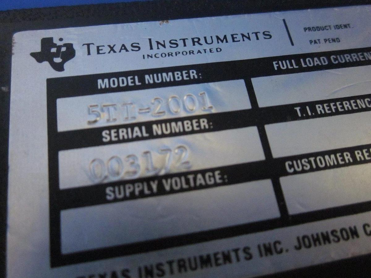 Used Texas Instruments 5TI 5TI2 Programmer 5TI-2001, Used