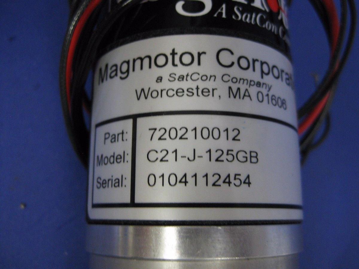 Magmotor C21-J-125GB Brushed Servo Motor w/ Brake, New