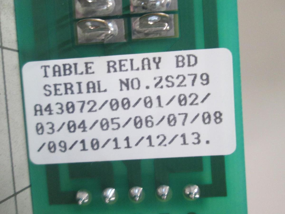 Used UTEK, A43072, Table Relay, PCB Assy w/ Relay, New