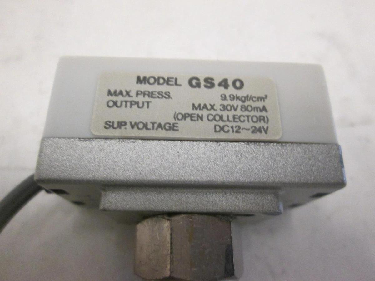 Used SMC, Digital Pressure Sensor, GS40, 9.9kgf/cm2, 30V, 80mA, Used