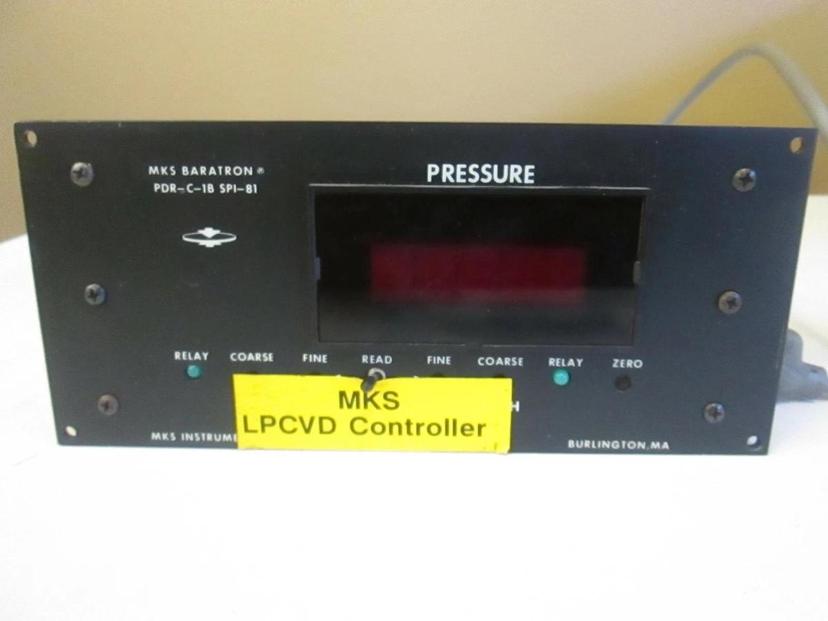 Used MKS PDR-C-1B Pressure Digital Readout PDR-C-1B, SPI-81, Used