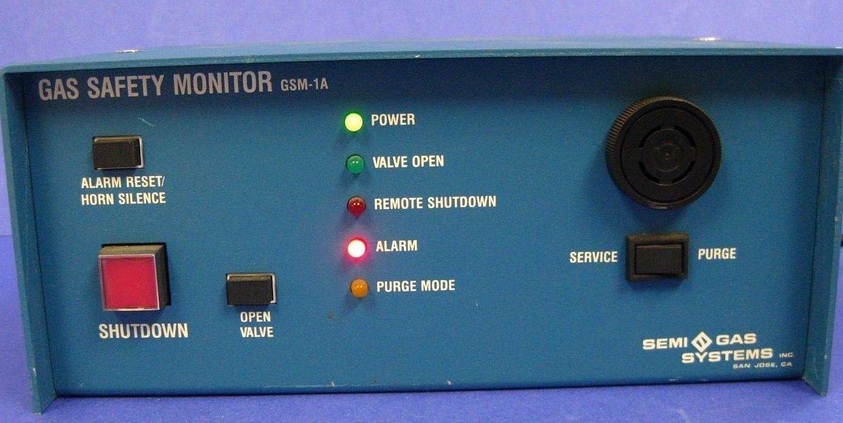 Used SEMI GAS SYSTEMS GSM-1A Gas Safety Monitor