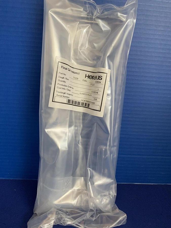Heraeus 71228 Quartz Plate for 150mm, New