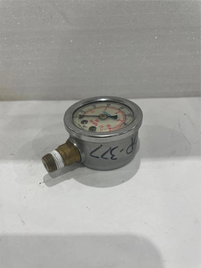 Used Ashcroft, Liquid Filled Pressure Gauge, 0-160 PSI, Used