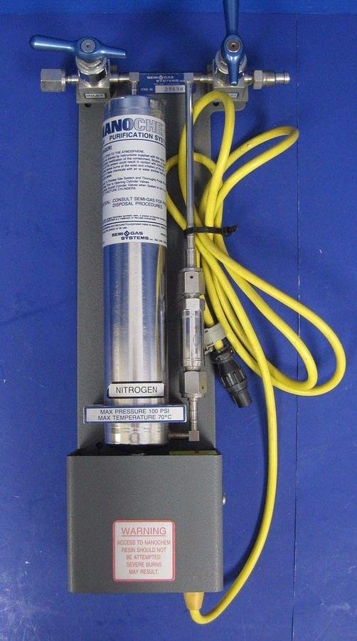 Used Semi-Gas Nitrogen Purification System Assy w/ Nanochem 1400, Used