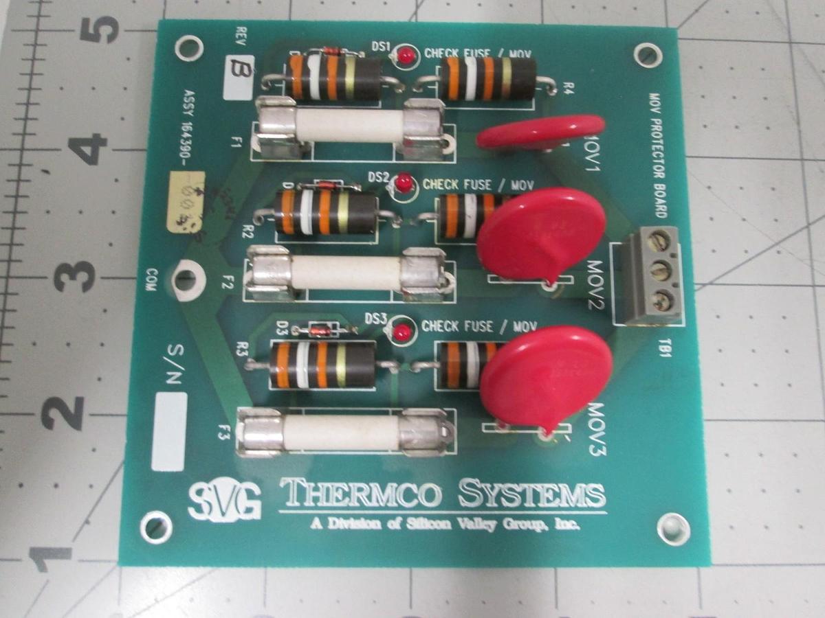 Used SVG VTR, 164390-001, MOV Protector Board, PCB Assy, New