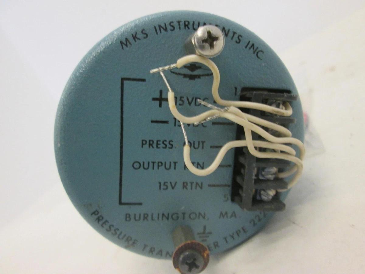 Used MKS, Baratron 10 Torr Pressure Transducer, 222BHS-A-A-10SP35-81, Used